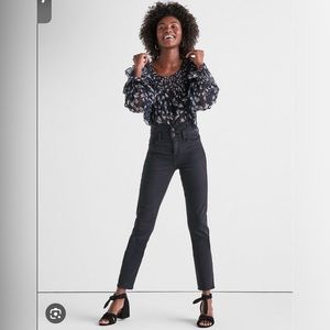 NWT LUCKY BRAND Bridgette High Rise Skinny Jeans with Suspenders